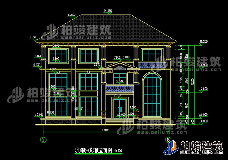 正立面图